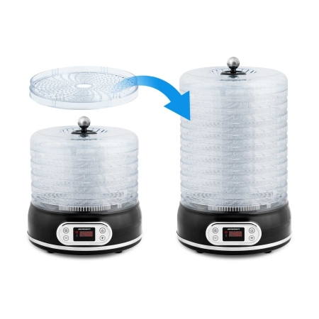 Suszarka spożywcza, do grzybów, owoców  i warzyw, wyświetlacz, 400W, 10L
