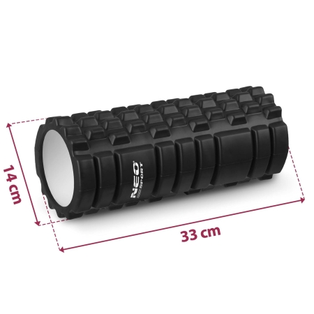 Roller do masażu, wałek do ćwiczeń, NS-953, czarny