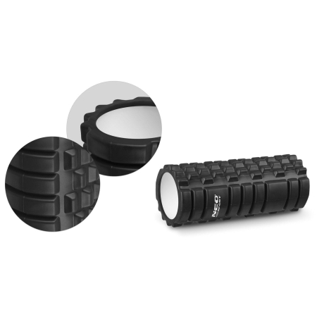 Roller do masażu, wałek do ćwiczeń, NS-953, czarny