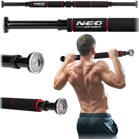 Drążek do podciągania, rozporowy, Neo-Sport, 60-85 cm