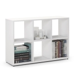 Regał otwarty do pokoju, ETAP, 100x30x66 cm, biel, mat