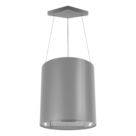 Okap kuchenny, wyspowy, wiszący, 35 cm, inox, BT-226, srebrny