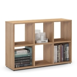 Regał otwarty do pokoju, ETAP, 100x30x66 cm, dąb, mat