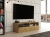 Szafka pod telewizor, stolik rtv, rumba, 120x40x38 cm, dąb artisan