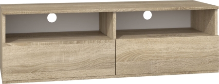 Szafka pod telewizor, stolik rtv, rumba, 120x40x38 cm, dąb sonoma
