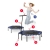 Trampolina fitness, z uchwytem, Neo-Sport, 127x118 cm, niebieski