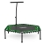 Trampolina fitness, z uchwytem, Neo-Sport, 127x118 cm, zielony