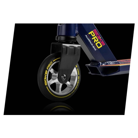 Hulajnoga dwukołowa, wyczynowa, Soke PRO, granatowo-czerwona