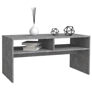 Ława, stolik do salonu, mesa, 90x51x41 cm, beton, mat