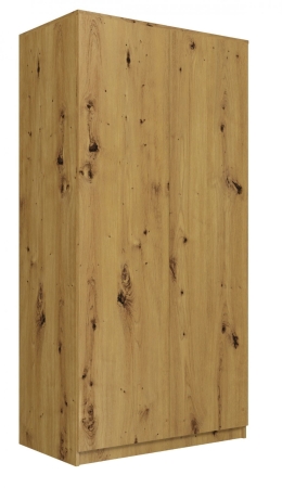 Szafa do sypialni, drzwi, półki, 90x50x180 cm, dąb artisan, mat