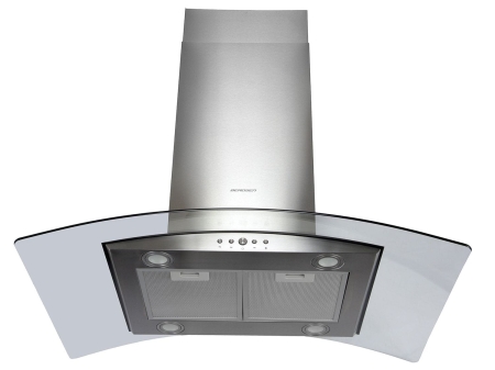 Okap kuchenny, wyspowy, 90 cm, Berdsen, BT-224, inox