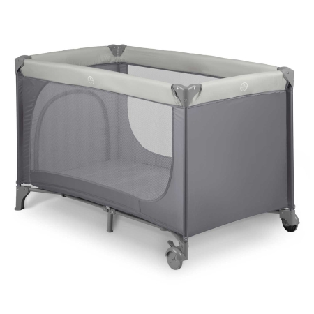 Łóżeczko turystyczne, składane, 65x125x78 cm, jasny szary