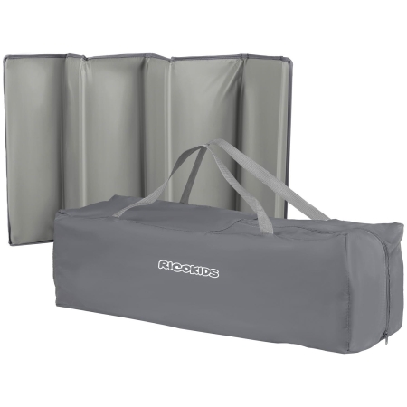 Łóżeczko turystyczne, składane, 65x125x78 cm, jasny szary