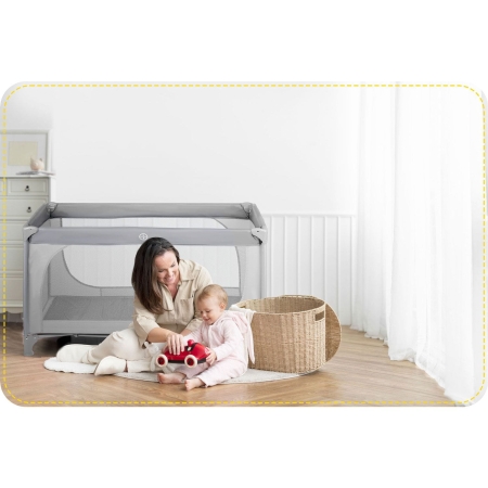 Łóżeczko turystyczne, składane, 65x125x78, szary