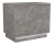 Szafka nocna, stolik, podświetlenie led, S2, 55x35x47 cm, beton, mat