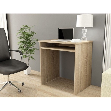 Małe biurko komputerowe, DESKO, 68x51x74 cm, dąb sonoma, mat