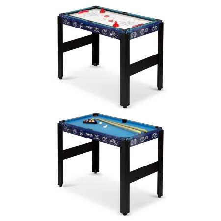 Stół do gry multi, 12w1, Neo-sport, 124x59x90 cm, czarny