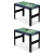 Stół do gry multi, 12w1, Neo-sport, 124x59x90 cm, czarny