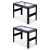 Stół do gry multi, 12w1, Neo-sport, 124x59x90 cm, czarny
