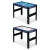 Stół do gry multi, 12w1, Neo-sport, 124x59x90 cm, czarny
