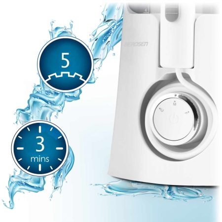 Irygator dentystyczny, stacjonarny, Berdsen ClearJet X5, biały