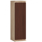 Szafka wisząca, witryna, LORA, 30x30x99 cm, dąb sonoma, wenge, mat