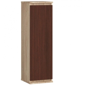 Szafka wisząca, witryna, LORA, 30x30x99 cm, dąb sonoma, wenge, mat