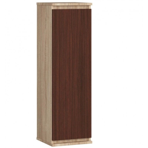 Przejdź do produktu Szafka wisząca, witryna, LORA, 30x30x99 cm, dąb sonoma, wenge, mat