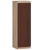 Szafka wisząca, witryna, LORA, 30x30x99 cm, dąb sonoma, wenge, mat