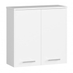 Szafka wisząca, witryna, ELION, 60x23x60 cm, biel, mat