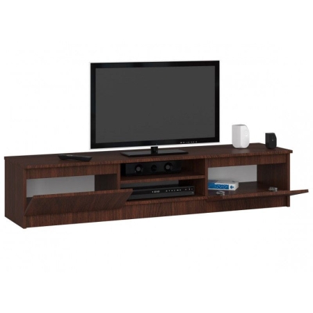 Szafka rtv, NOVA 160x40x33 cm, wenge, mat