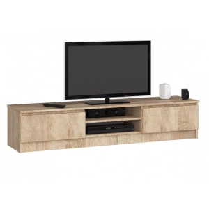 Szafka rtv, NOVA 160x40x33 cm, dąb sonoma, mat