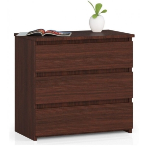 Szafka nocna, stolik, ALMA, 60x35x57 cm, wenge, mat
