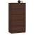 Komoda do sypialni, 5 szuflad, STILO, 60x40x121 cm, wenge, mat