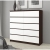 Komoda do salonu, sypialni, STILO, 10 szuflad, 120x40x121 cm, wenge, biel, mat