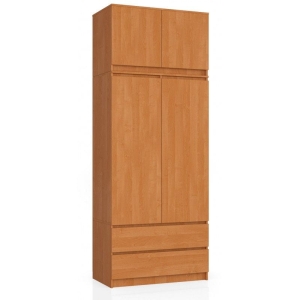 Szafa do sypialni, nadstawka, DORMI, 90x51x234 cm, olcha, mat