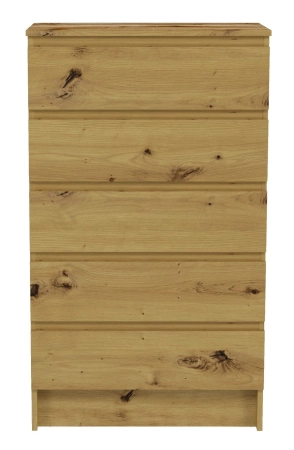 Komoda do sypialni, salonu, M5, 70x40x120 cm, dąb artisan, mat