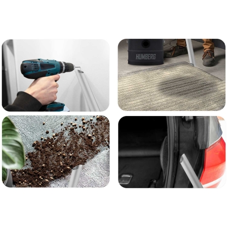 Odkurzacz przemysłowy, kominkowy, 15L, 1200W, Humberg