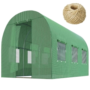 Tunel ogrodowy, 6m2, 200x300x200 cm, zielony