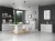 Komoda do sypialni, salonu, M6, 120x30x77 cm, biel, beton, mat