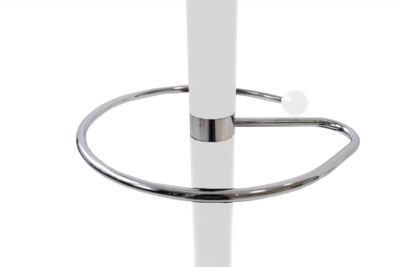 Wieszak na ubrania, obrotowy, stojący, glamour, 174 cm, biały