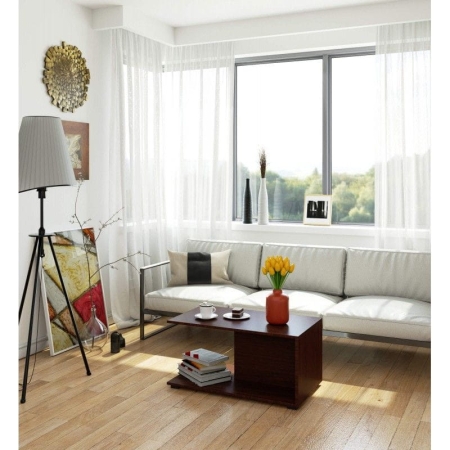 Ława kawowa, stolik, TIVO, 90x50x45 cm, wenge, mat