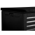 Skrzynia ogrodowa, 390 litrów, 144x54x57 cm, czarna