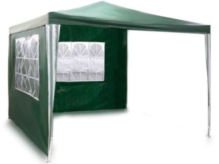 Pawilon ogrodowy, Plonos, 3x3 m, 2 ścianki, zielony, 4938