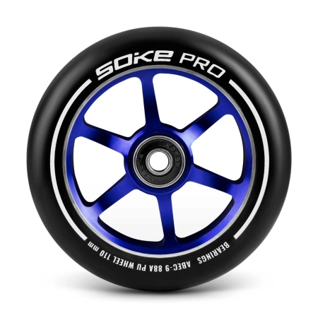 Kółka do hulajnogi wyczynowej, 2 szt, Soke, 110 mm, granatowy