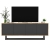 Komoda RTV, loft, NORD, 150x35x53 cm, dąb wotan, grafit, mat