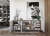 Komoda do salonu, loft, NORD, 168x35x72 cm, dąb wotan, biel, mat