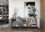Komoda do salonu, loft, NORD, 168x35x72 cm, dąb wotan, grafit, mat