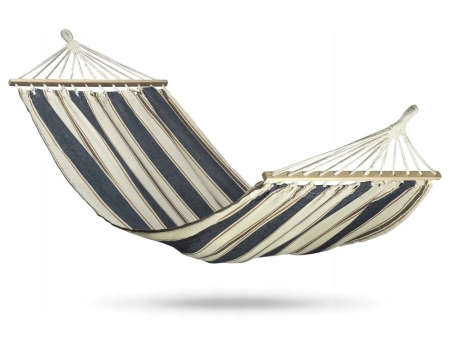 Hamak ogrodowy, Bahama Double, 2-osobowy, 220x160 cm, szary