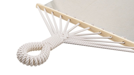 Hamak ogrodowy, Toledo, 1-osobowy, 200x100 cm, beżowy